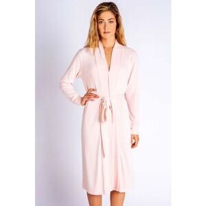 P.J.‎ Salvage Textured Basics Luxe Soft Robe Light Pink Size Small